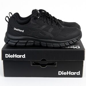DieHard Men’s Composite Toe Work Shoes • Black Size 11 • Slip-Resistant • NWT
